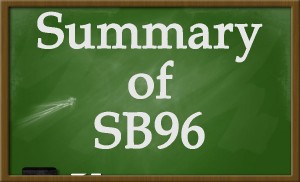 SB96 summary blackboard