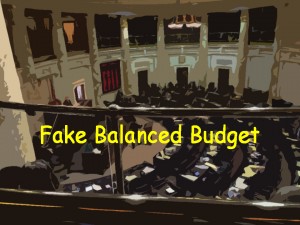 Fake balanced budget