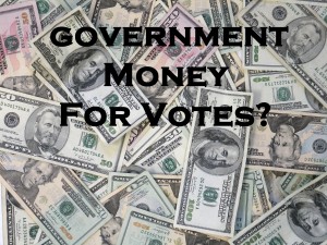 money for votes